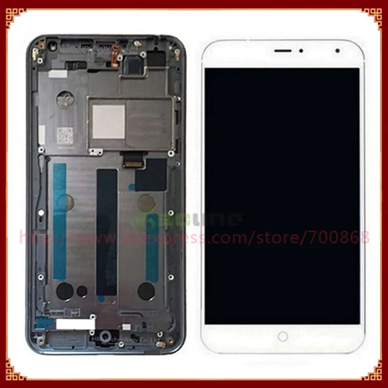 imágenes para Para meizu mx4 pantalla lcd con pantalla táctil digitalizador asamblea con marco negro/blanco envío gratis imágenes para Para meizu mx4 pantalla lcd con pantalla táctil digitalizador asamblea con marco negro/blanco envío gratis