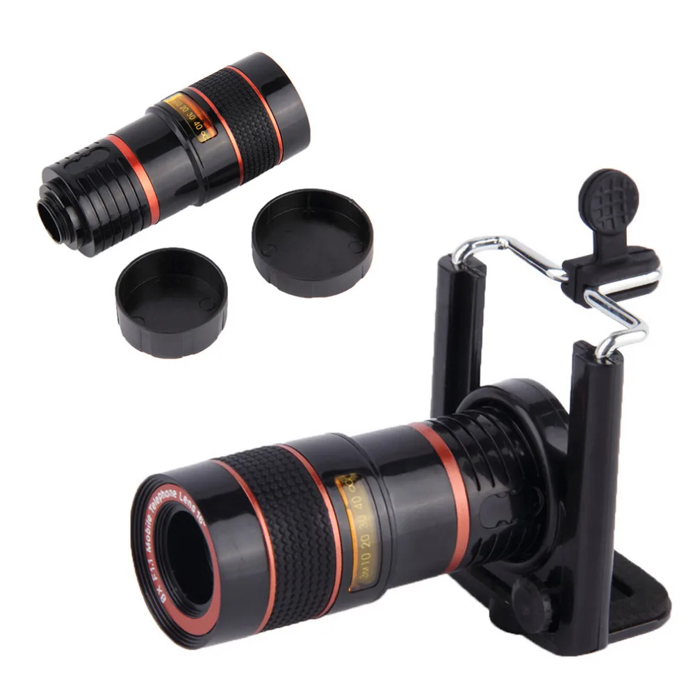 Zoom Telescope 8X Zoom Optical Telephoto Telescope Camera Lens Mobile