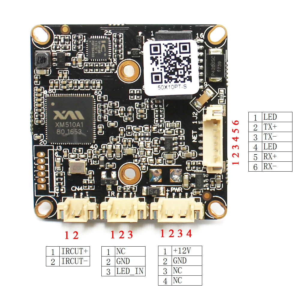 IPC CMOS Плата 1080P Hi3518E 720P XM510 H62 датчик изображения DIY CCTV ip-камера модуль печатная плата ONVIF приложение XMEYE