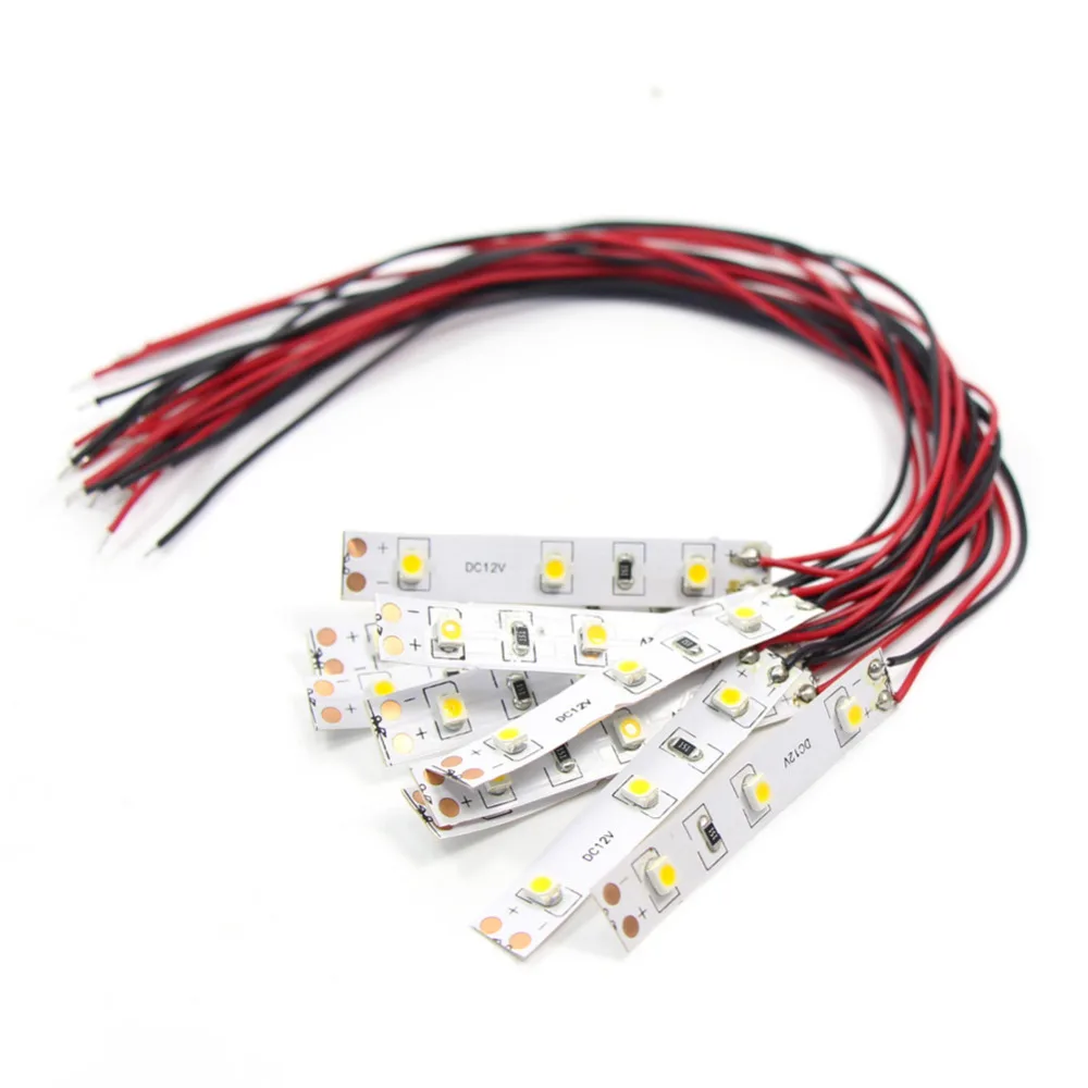 DD01M Prewired Led светильник самоклеящийся гибкий 12V~ 18V теплый белый/яркий белый