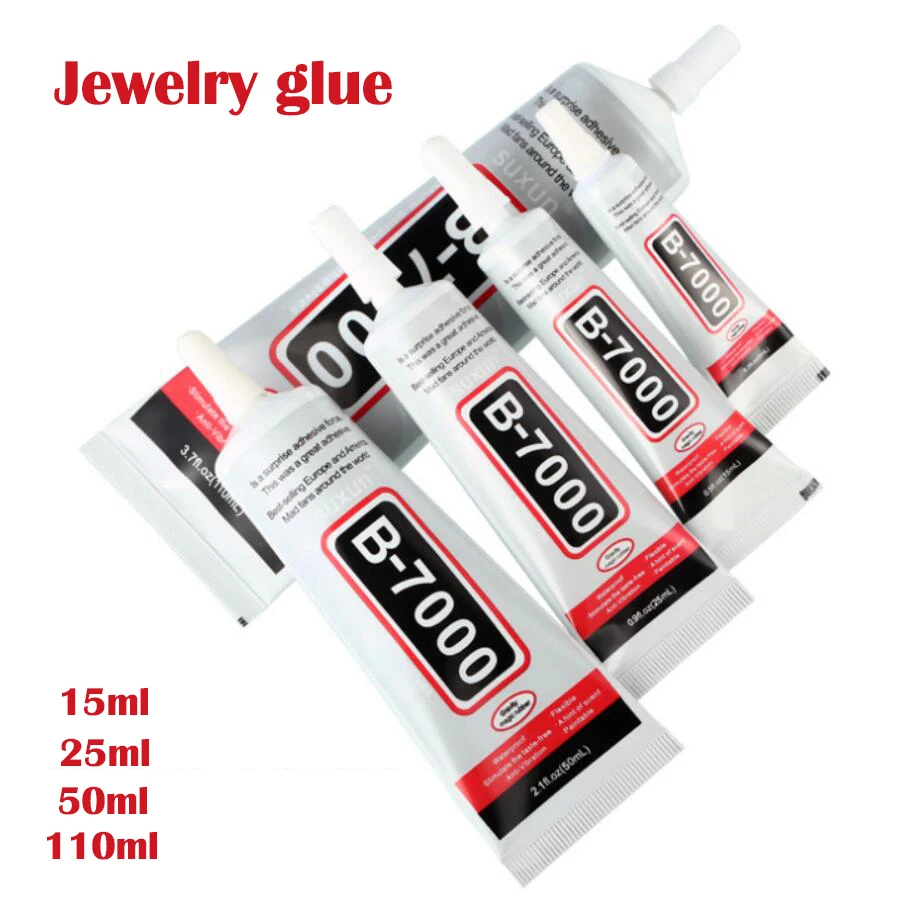 

1PC Jewelry Glue B7000 Diy 25ml Multipurpose Adhesive Jewelry Rhinestones Craft Fix Touch Screen Middle Frame Housing Glass Glue