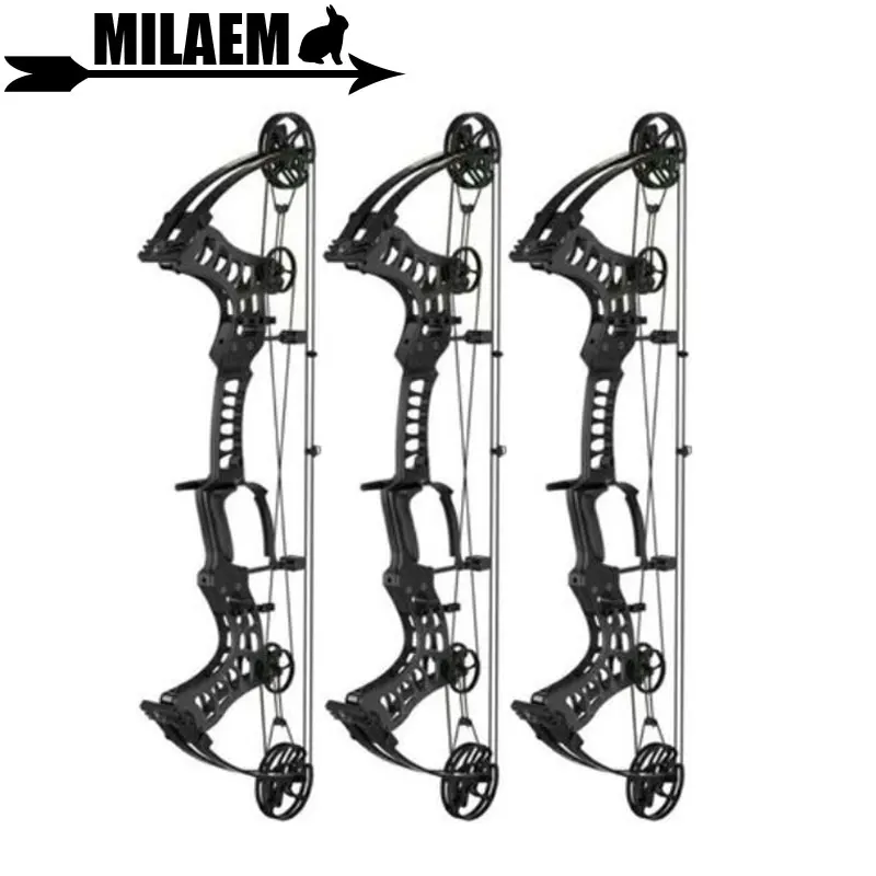 

40-70lbs/50-80lbs Archery Compound Bow Steel Ball Bow IBO 315fps 70% Labor Saving Ratio Adjustable Hunting Shooting Accessories