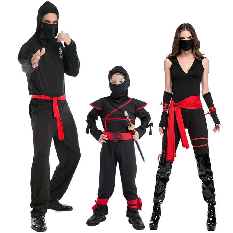 

New Halloween Whole Family Ninja Cosplay Costume Masquerade party fancy dress