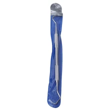 Détartreur de Dent à Double extrémité, Instrument de dentisterie, outil d'examen dentaire, nettoyage des dents, outil de soins de Dent en acier inoxydable, 1 pièce