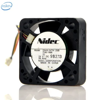 

Nidec D04X-24TH 25B Copier Computer Cooling Fan DC 24V 0.08A 4010 4CM 40*40*10mm 3 Wires