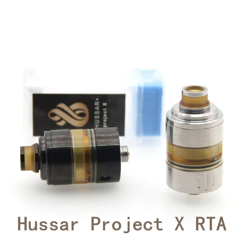 Coppervape 22 мм Hussar Проекта X стиль RTA танк 2 мл ёмкость Ultem пей трубки для коробка модов