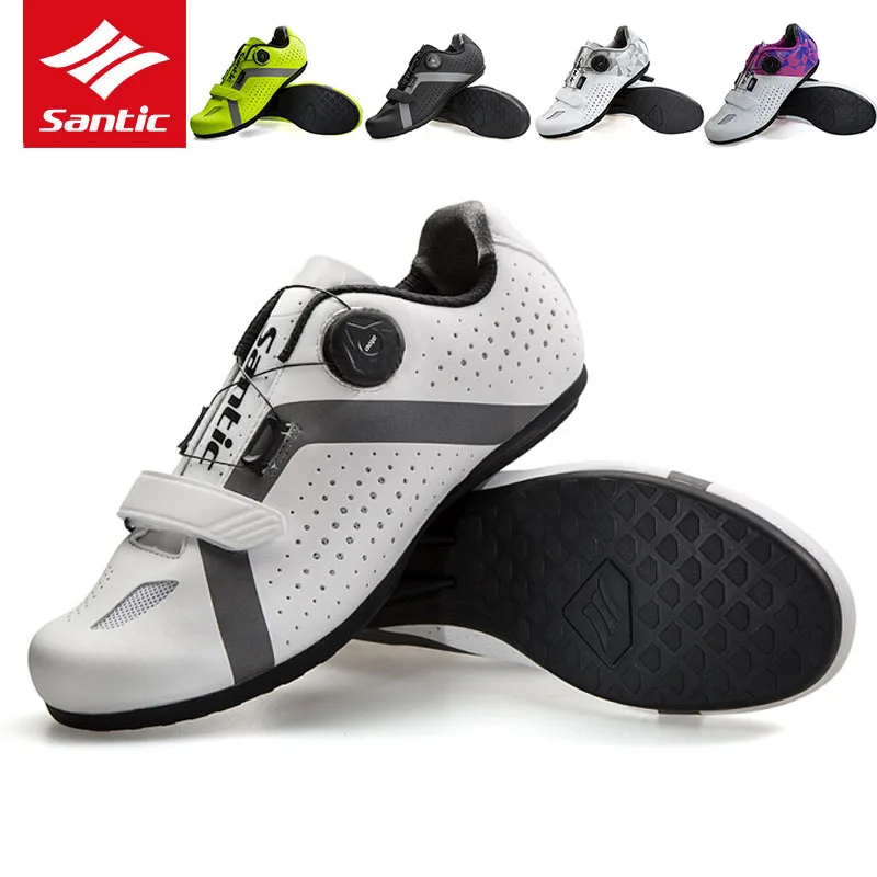 Santic Cycling Shoes Men Women MTB Mountain Road Bike Shoes Rubber Anti-slip Unlocked Bicycle Shoes Zapatillas Ciclismo Santic Cycling Shoes Men Women MTB Mountain Road Bike Shoes Rubber Anti-slip Unlocked Bicycle Shoes Zapatillas Ciclismo