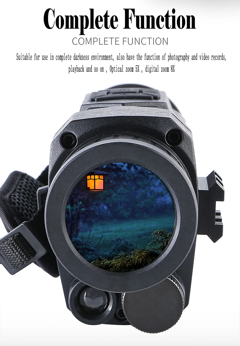 Dispositivo de Visão Infravermelho Digital Noturna Óptica Caça Patrulha 5x35 Monocular Noite Óculos Gravação Vídeo Nova Chegada hd 11 Visões noturnas