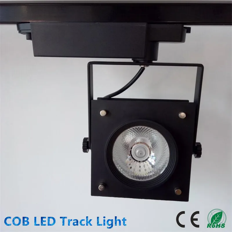 

Free Shipping!!! Wholesale 20W 30W COB LED Track Light Bulb AC85-265 Volt LED Wall Track Lighting Indoor Lighting