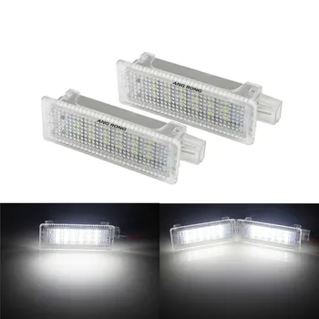

ANGRONG 18 SMD White Canbus LED Footwell Door Courtesy Trunk Light For BMW E81 E87 E63 E90 E91 E92