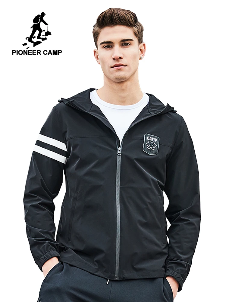 

AJK703012 Pioneer Camp brand jacket coat men New arrival fashion hoodie jacket men top quality casual coat male AJK703012