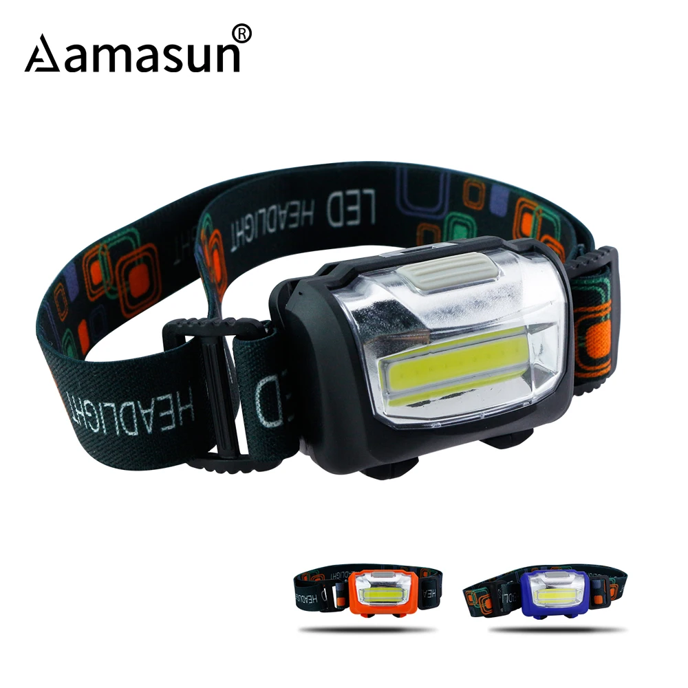 

Mini Headlamp 4 Modes Waterproof 300Lm 3LEDs Flashlight Super Bright Headlight Head Lamp Torch Lanterna 3*AAA Battery Powered