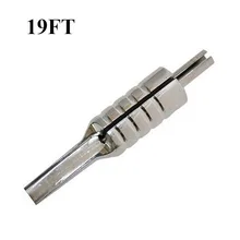 2 шт. 19F 304 плоская татуировка из нержавеющей стали Magnum Grip профессиональная татуировка Magnum Tip Back Stem Combo поставка