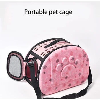 

Hot Sale Foldable Portable Dog Carrier Bag Breathable Mesh Backpack Cats Handbag Comfort Travel Pet Carrying Bags S/L