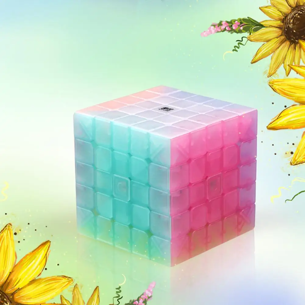LeadingStar QiYi 2x2 3x3 4x4 5x5 Желе Дизайн куб головоломка волшебный детские развивающие