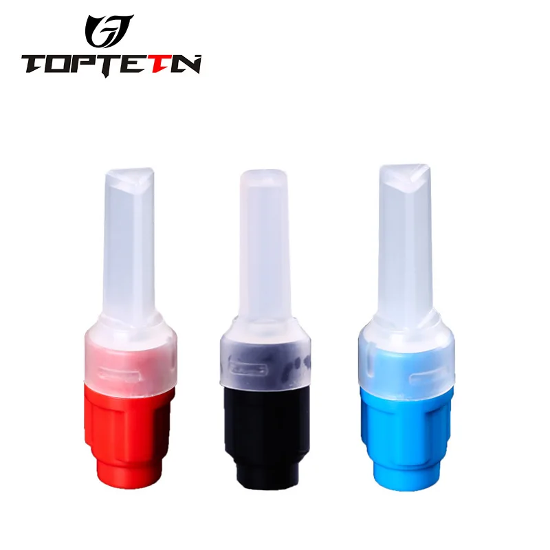 

TOPTETN Bicycle Gas Nozzle Light Vibration Sensor Light American French Gas Nozzle Cycling MTB Road Biking Light
