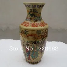 Рождественские украшения для дома+ Китайская ручная роспись Роза фарфоровая ваза