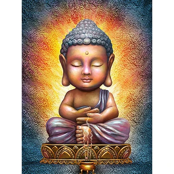 

Full square/Round Diamond Painting Cross Stitch the Buddha statue Rhinestone mosaic Diamond Embroidery Decorative gift