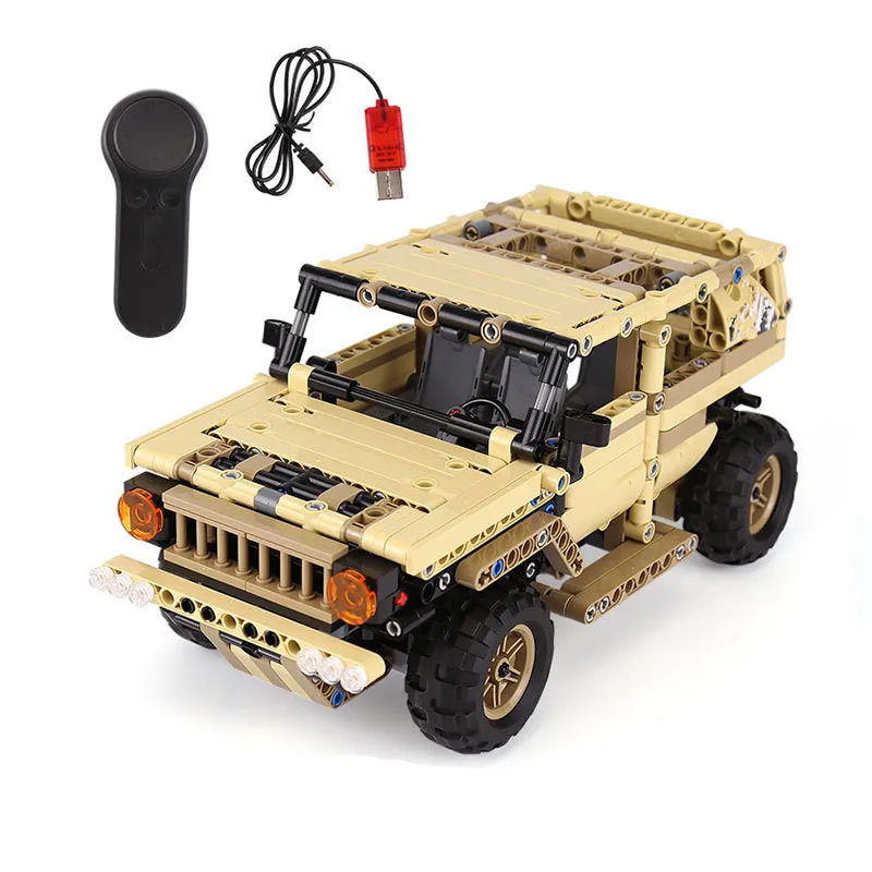 

MOC Military Series SUV Hammer Kits Model Set Building Blocks Bricks Educational Toys For Children Compatible With Legoingly