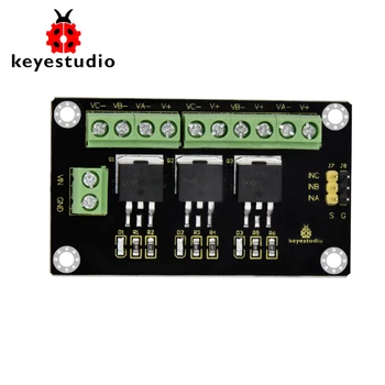 

KEYESTUDIO 3 Channel High Current MOS Switch Module IRF540NS for Arduino