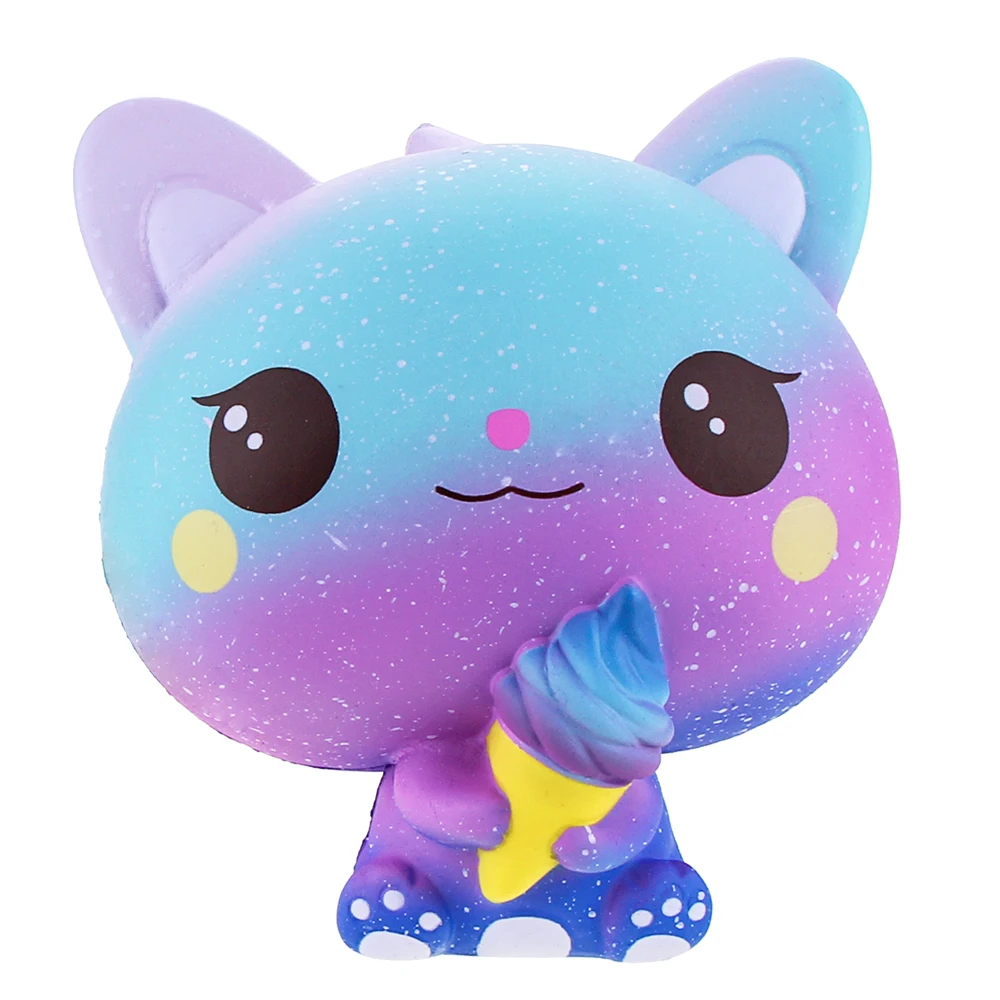 

Vlampo Giant Squishy Toys Ice Cream Cat Animals Slow Rising Jumbo Toys Pressure-relief Magic Novelty For kids And Adults