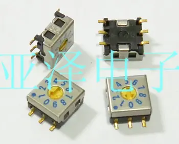 

FUJISOKU Fuji 0-9 / 10 stalls 84321C SMD DIP rotary code switch SMR7010-1