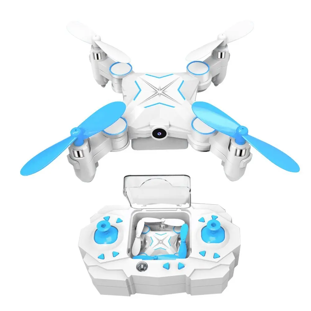 Мини Дрон с дистанционным управлением Квадрокоптер камерой FPV Wi Fi Iphone и пультом