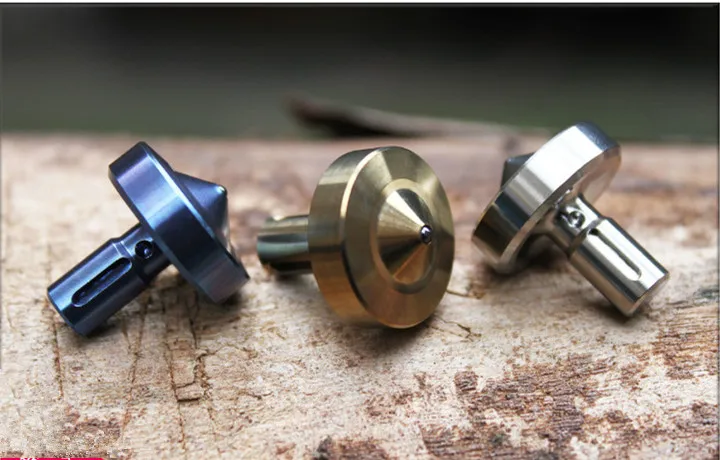 1 шт. EDC Mini Titanium традиционный металлический гироскоп для пальцев сбалансированный