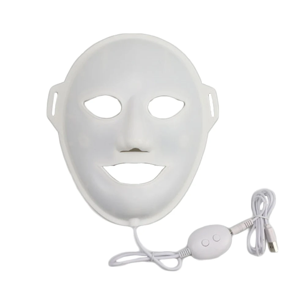  3 Color Light LED Mask Facial Massager Electric Mask LED Therapy Face Massager Muscle Stimulator Vi - 33007058152