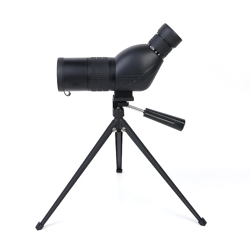 

KINGOPT 12-36x50 Spotting Scope Straight Optics Monocular Telescope Connecting Portable Tripod for Outdoor Camping Bird-watching
