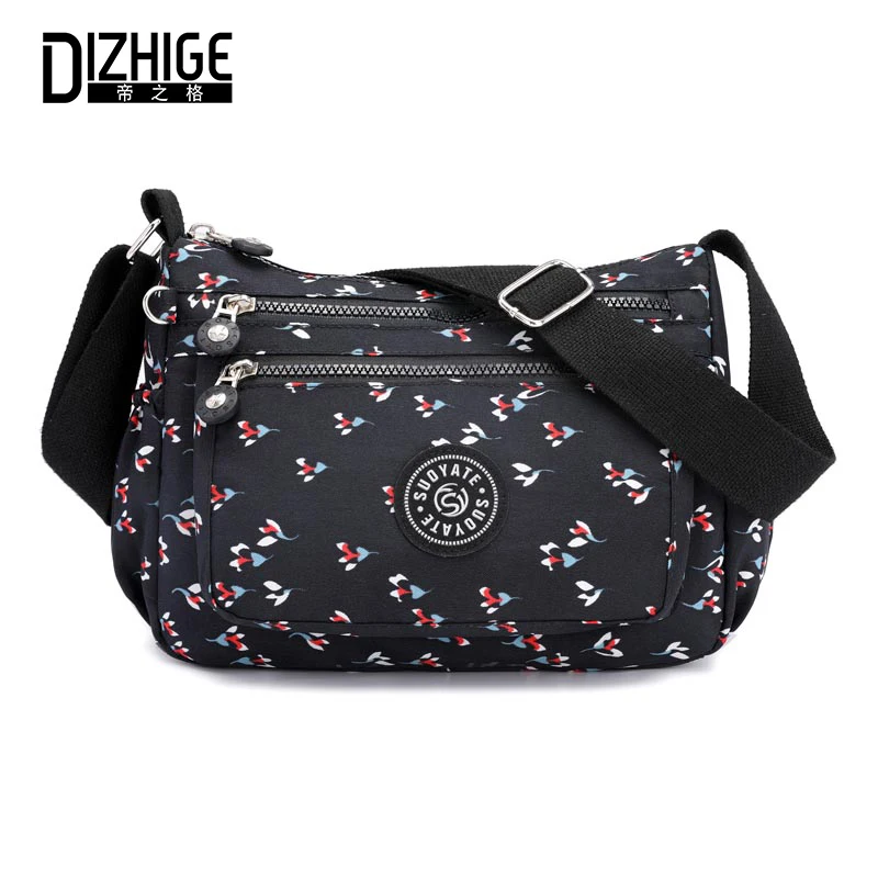 

DIZHIGE Brand Fashion Nylon Women Shoulder Bag High Quality Crossbody Bags For Women Famous Thread Messenger Bags Women 2018 New