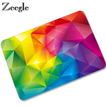

Zeegle Rubber Floor Mats Carpet For Living Room Rainbow Non-slip Mats Hallway Soft Bedroom Carpets Kid Room Bedside Rugs