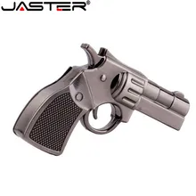 JASTER в форме оружия USB 2,0 usb флэш-накопитель 8 ГБ 32 ГБ 64 Гб металлический пистолет флэш-памяти 16 Гб творческие подарки