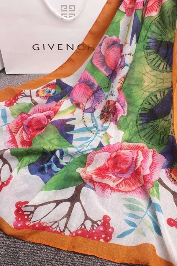 2016 новое поступление большой Цветочный Принт Кисточкой бандана Для женщин головы Обёрточная бумага бандана шарф хиджаб Цветочные