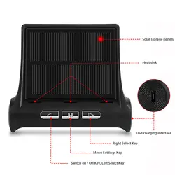 Автомобильная Универсальный беспроводной солнечной монитор давления шин внешние шины детектор давления