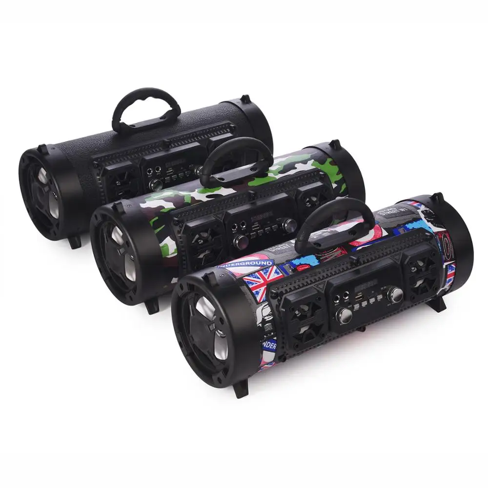 16W Portable Column Sven Bluetooth Speaker Move KTV 3D Sound System Sound Bar Subwoofer Music Wireless Speaker FM Radio USB