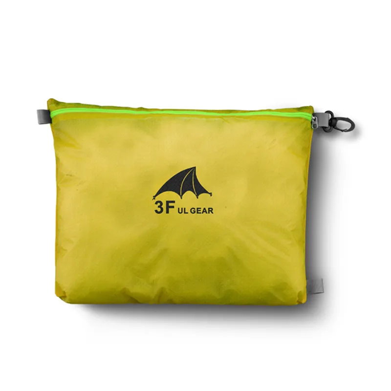 30D green S 3F UL GEAR 15D силиконовая 30D Cordura Водонепроницаемая сумка для хранения одежды, сумка для хранения мусора, сумка для хранения, сумка для плавания - Цвет: 30D green S