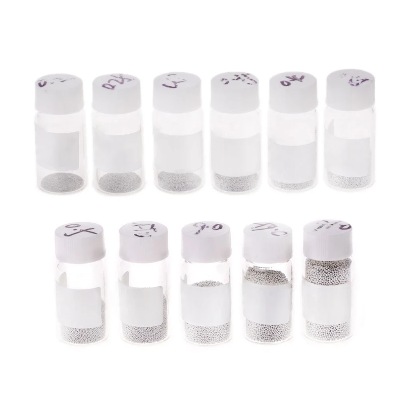 

11 Bottles Of 25K Soldering Ball Lead Solder Ball Set For BGA Reballing Stencil #Aug.26