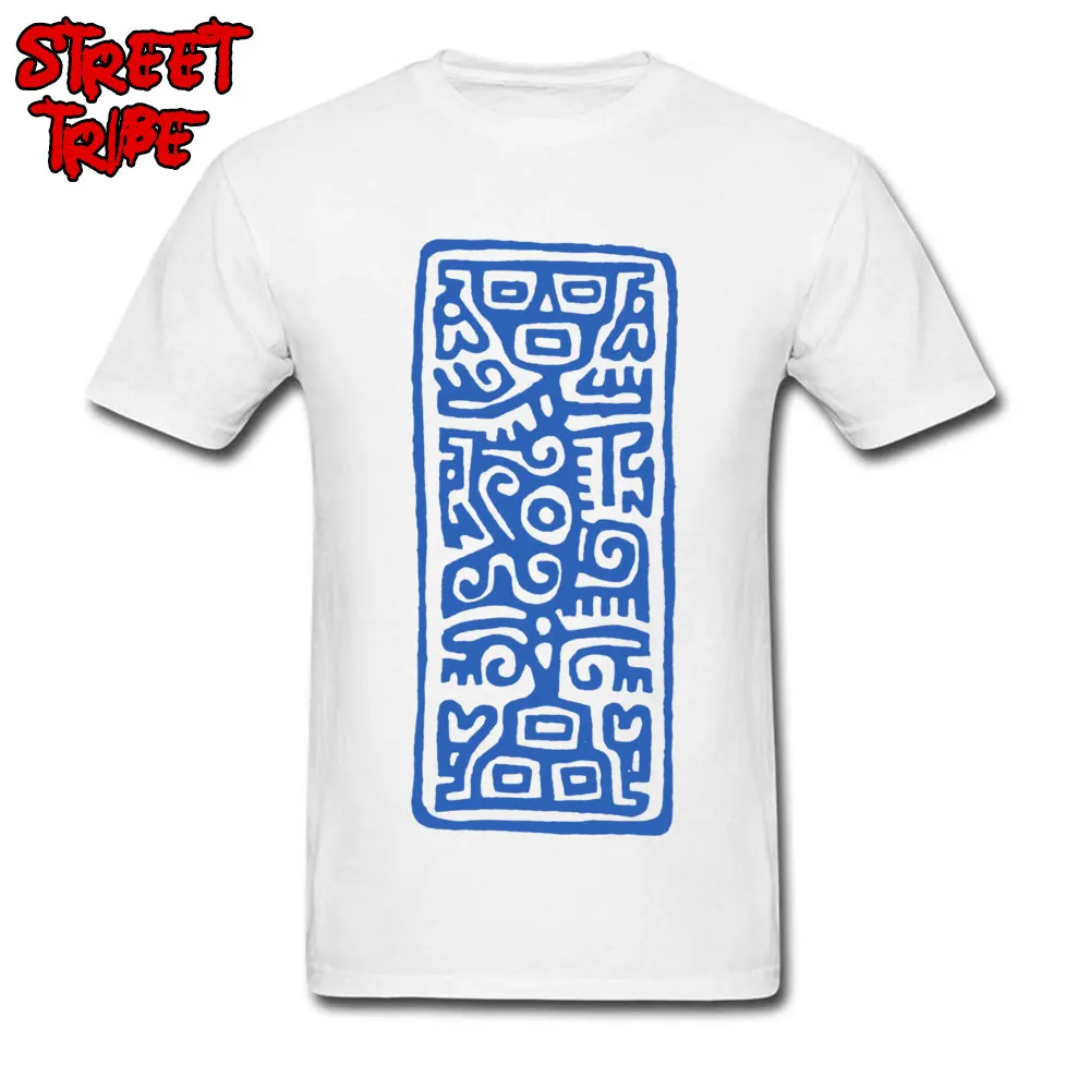 Design Aztec 2 T-shirts Special Mother Day Short Sleeve Crewneck Tops Tees 100% Cotton Men Customized Tops Tees Aztec 2 white