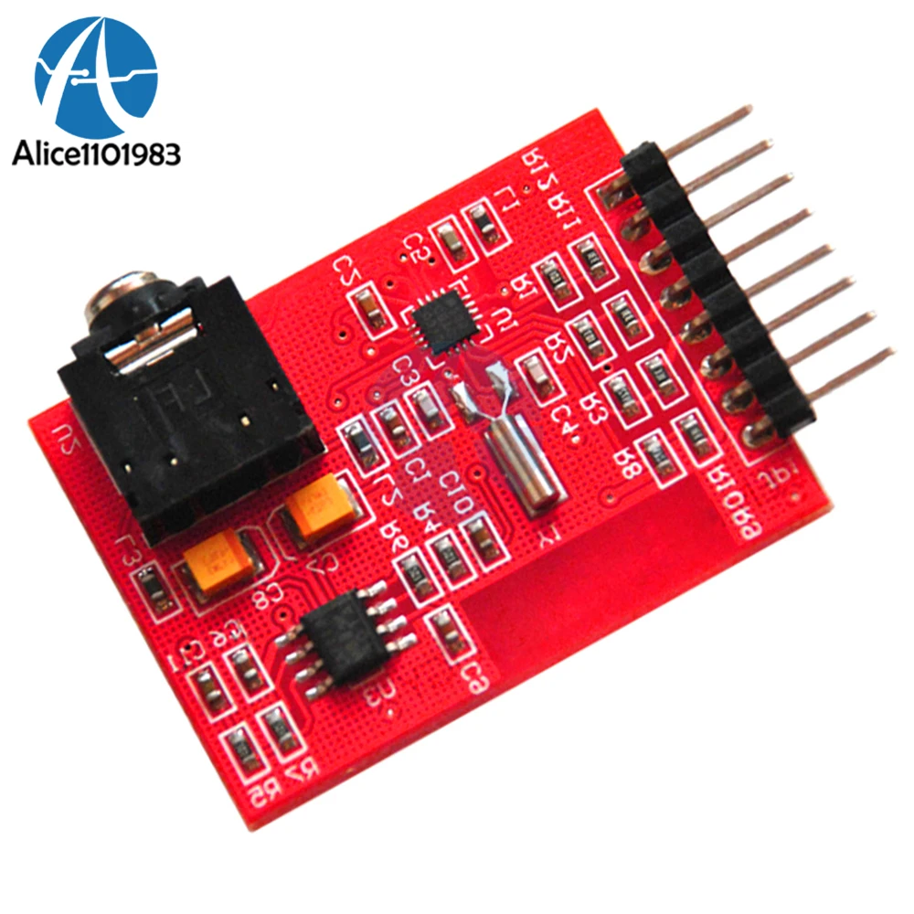 Si4703 RDS FM радио тюнер оценочная плата для Arduino AVR PIC ARM Обнаружение RBDS 3 5 мм аудио