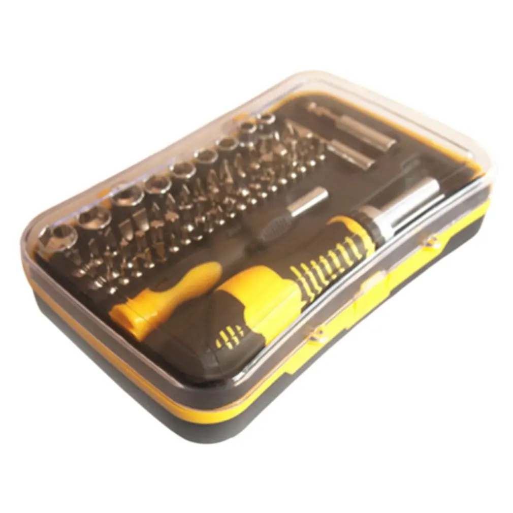 

65 In 1 Screwdriver Set high quality Crv Material With Magnetic Bit Head Ratchet Screwdriver Combination Auto Repair Tool