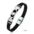 12 Constellation Stainless Steel Cuff Bracelet Men Women Zodiac Sign Black Leather Wrap Bracelet Jewelry Pulseras Hombre 11