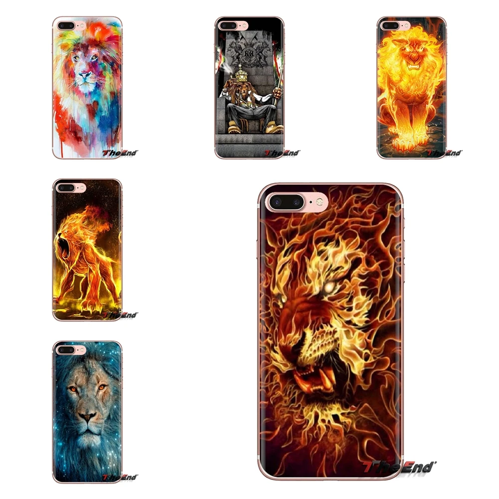 2018 пламя Лев для iPod Touch Apple iPhone 4 4S 5 5S SE 5C 6 6S 7 8 X XR XS Plus MAX мягкие прозрачные чехлы |