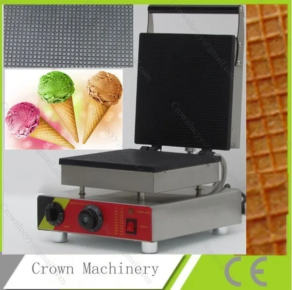 110 V 220 V электрическая вафельная машина для мороженого; 25 см квадратная вафельница из голландского сиропа