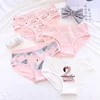 New 4pcs Teenage Flamingos Underpants Young Girl Briefs Comfortable Cotton Panties Kids Underwear B807 ► Photo 3/6
