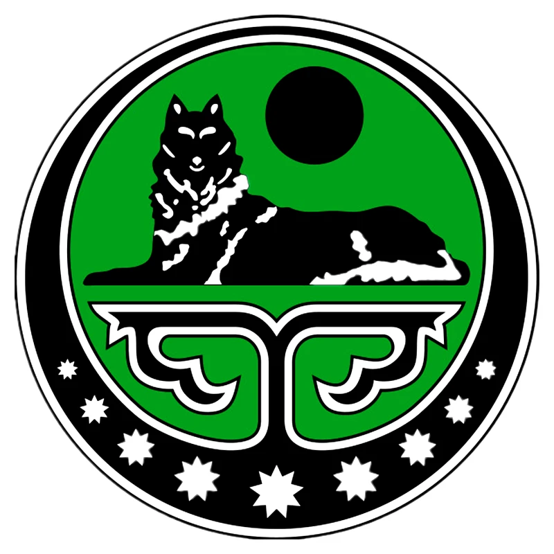CS-628#15*15cm Chechnya Chechen Republic Chechen Republic of Ichkeria Chechen Wolf Second Ch funny car sticker