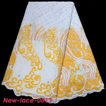 

2019 Latest French Nigerian Laces Fabrics High Quality Tulle African Laces Fabric Wedding African French Tulle Lace n004