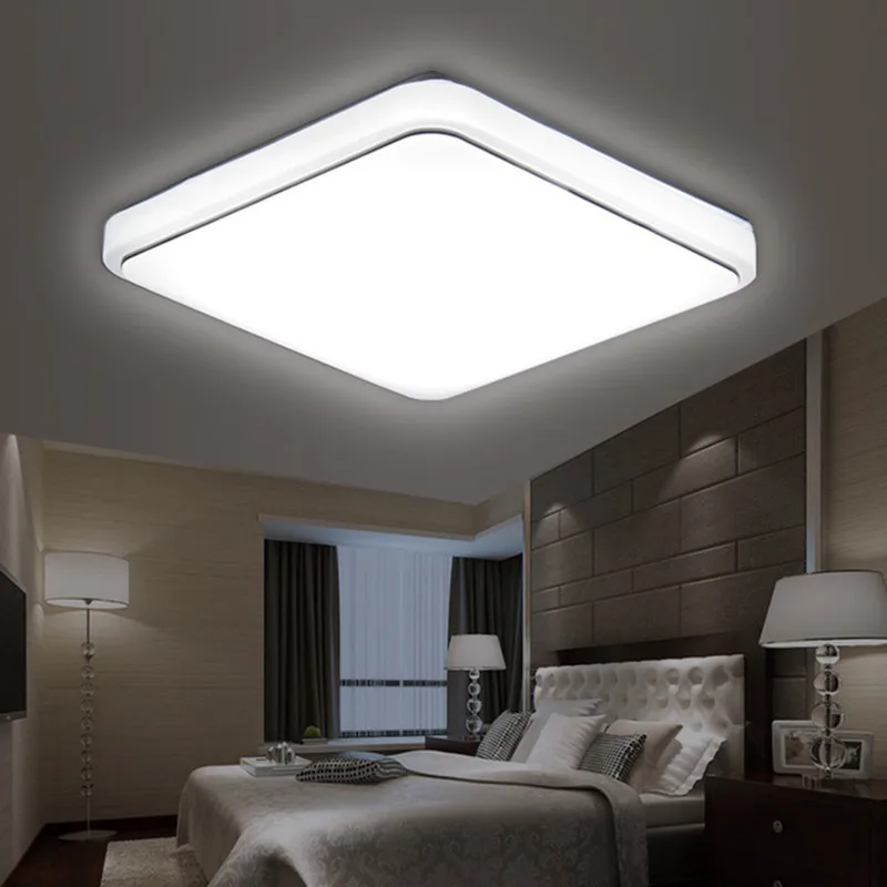 Modern ultra-thin LED Ceiling light Creative Square Style lamps for the living room Bedroom Restaurant Foyer | Лампы и освещение