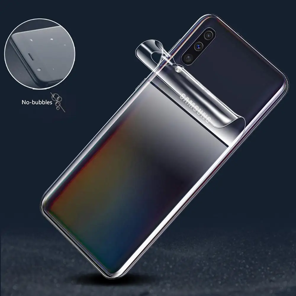 

10D Back Soft TPU Hydrogel Film For Samsung Galaxy Note 10 Pro A70 A60 A50 A30 S10 S9 S8 Plus Nano Back Screen Protector Film