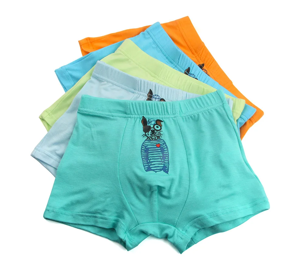 6-Random 3colors Детское нижнее белье для мальчиков из хлопка удобные Однотонные трусы-боксеры для мальчиков нижнее белье из 3 предметов для детей от 2 до 18 лет - Цвет: 6-Random 3colors